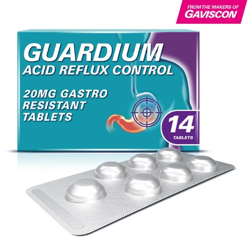Guardium Acid Reflux Control Tabs Heartburn Indigestion