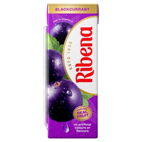 Ribena Blackcurrant Juice Cartons