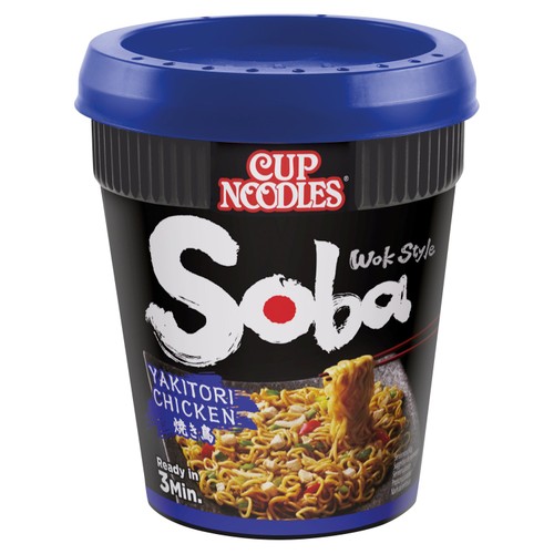 Nissin Soba Yakitori Chicken Instant Noodles Pot