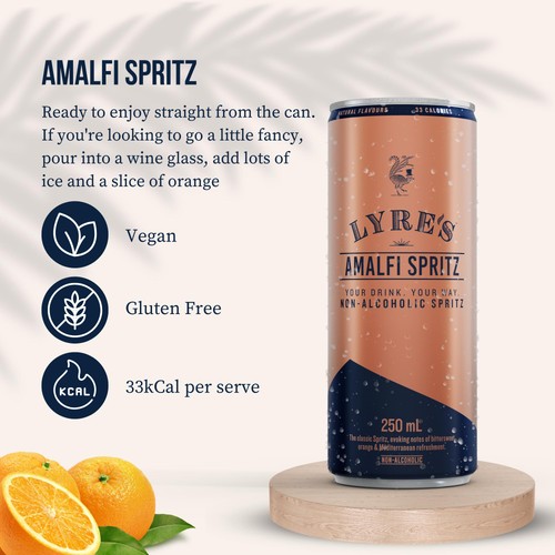 Lyre's Alcohol Free Amalfi Spritz