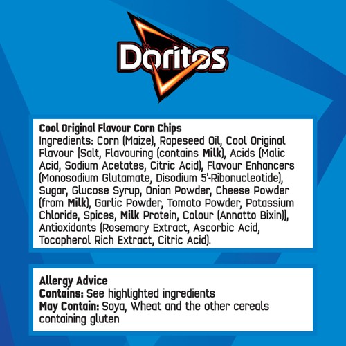 Doritos Cool Original Tortilla Chips Multipack Crisps