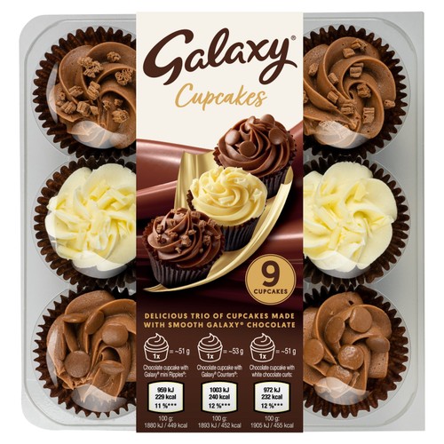 Galaxy 9PK Cupcakes