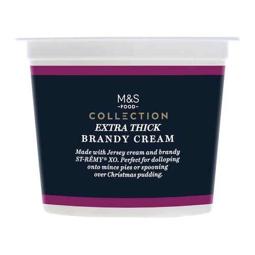 M&S Collection Extra Thick Brandy Cream