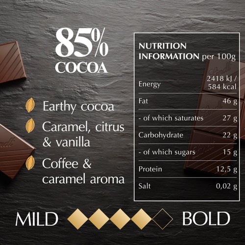 Lindt Excellence 85% Cocoa Dark Chocolate Bar