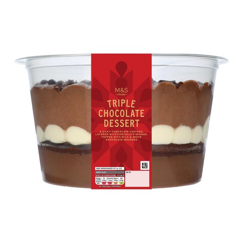 M&S Triple Chocolate Dessert