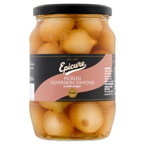 Epicure Pickled Silverskin Onions In Malt Vinegar