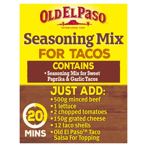 Old El Paso Garlic & Paprika Taco Seasoning Mix