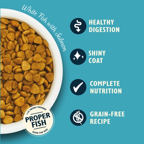 Lily's Kitchen Cat Fisherman's Feast White Fish with Salmon Dry Food