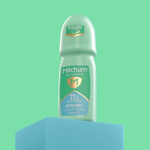 Mitchum Female Ultimate 72H Roll-On, Cotton Burst