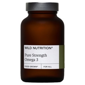 Wild Nutrition Food-Grown Pure Strength Omega 3 Capsules