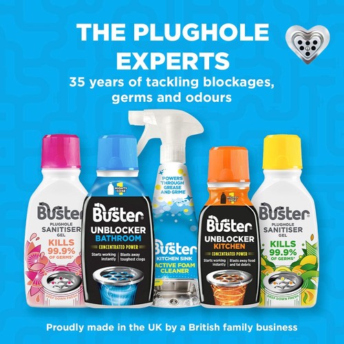 Buster Kitchen Drain Unblocker Mighty 1 Dose
