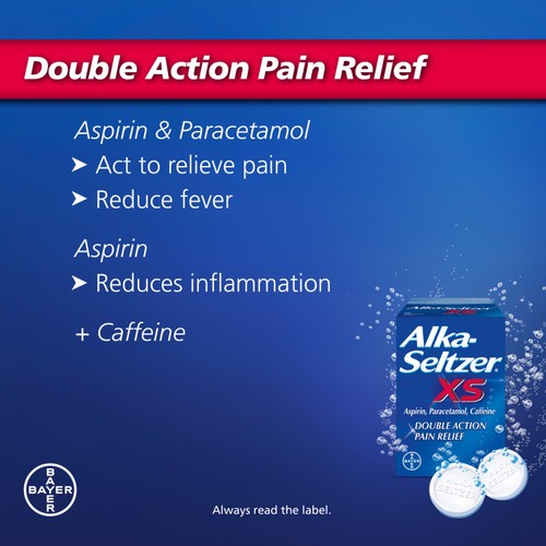 Alka Seltzer XS Extra Strong Pain Relief Effervescent Tablets