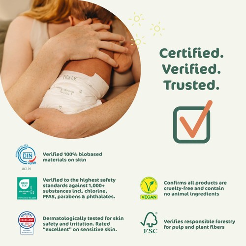 Naty Compostable Wipes Unscented Triple Pack