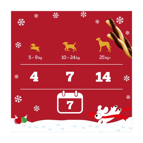 Pedigree Christmas Rodeo Dog Treats with Turkey