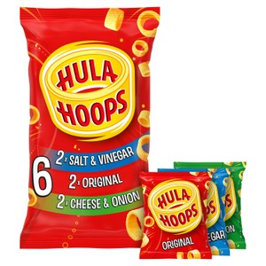 Hula Hoops Variety Multipack Crisps 6x24g