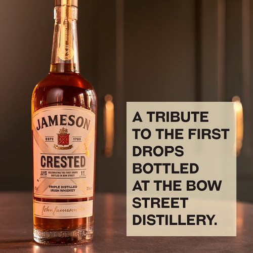 Jameson Crested Triple Distilled Blended Irish Whiskey
