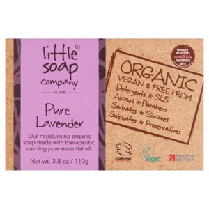 Little Soap Company Organic Bar Soap, English Lavender & Citrus 110g