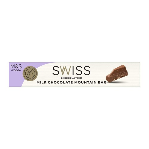 M&S Swiss Milk Chocolate Mountain Bar