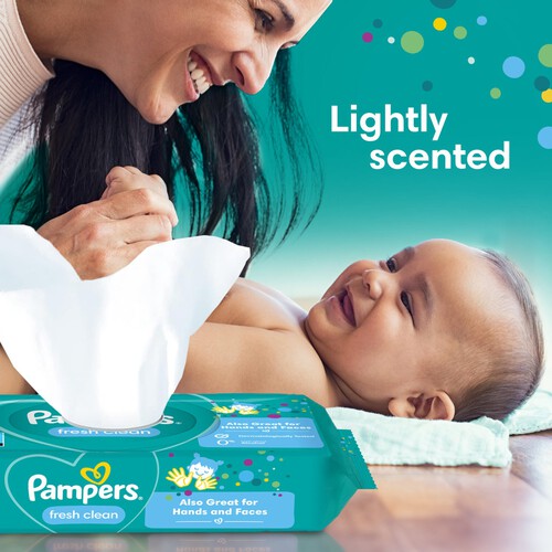 Pampers Baby Wipes Scented Ocado