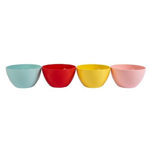 Summerhouse Strawberries & Cream Set of 4 Reusable Bowls 