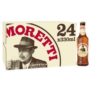 Birra Moretti Lager Beer Bottles