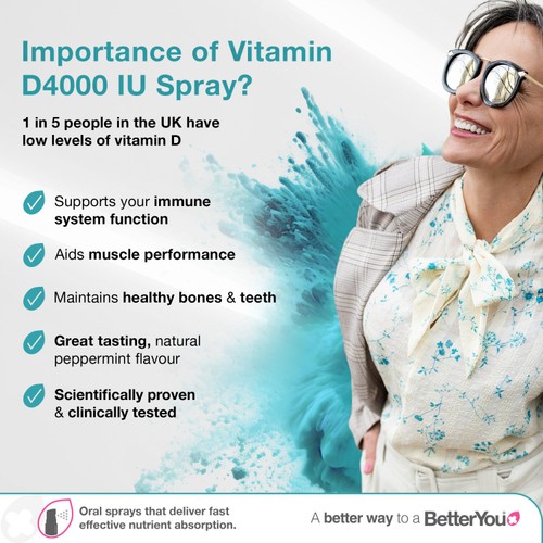 BetterYou Vitamin D4000IU Oral Spray