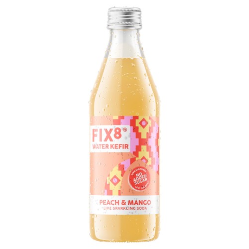 Fix8 Water Kefir Peach + Mango