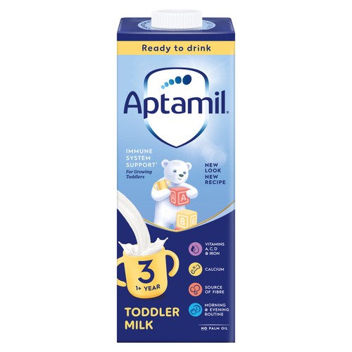 Aptamil 3 Baby Toddler Milk Formula Liquid 1-3 Years 
