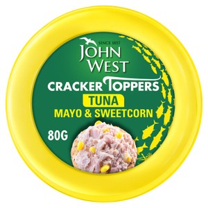 John West Cracker Toppers Tuna Mayo Sweetcorn (80g)