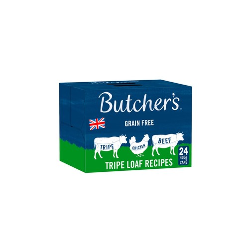 Butcher's Tripe Loaf Recipes Dog Food Tins