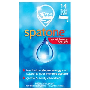 Spatone Apple Flavour Daily Iron Shot + Vit C 14 x 25ml Sachets