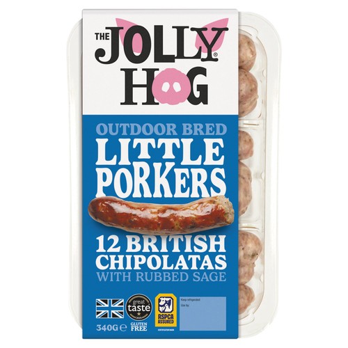 The Jolly Hog Little Porker Chipolata Sausages