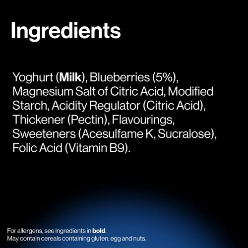 GetPro 15g High Protein Blueberry Yoghurt