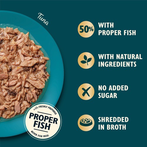 Lily's Kitchen Cat Shredded Fillets Tuna in Broth