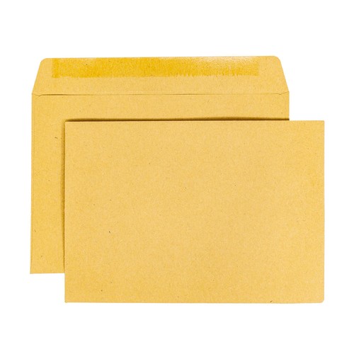 Pukka Pad 50 pack envelopes - C6 Manilla Gummed  114mm x 162mm
