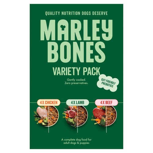 Marleybones Wet Dog Food Variety (Chicken, Beef, Lamb)