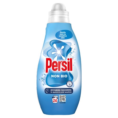 Persil Laundry Washing Liquid Detergent Non Bio 24 Wash 