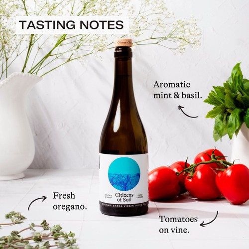 Citizens of Soil Organic Greek Extra Virgin Olive Oil Bottle
