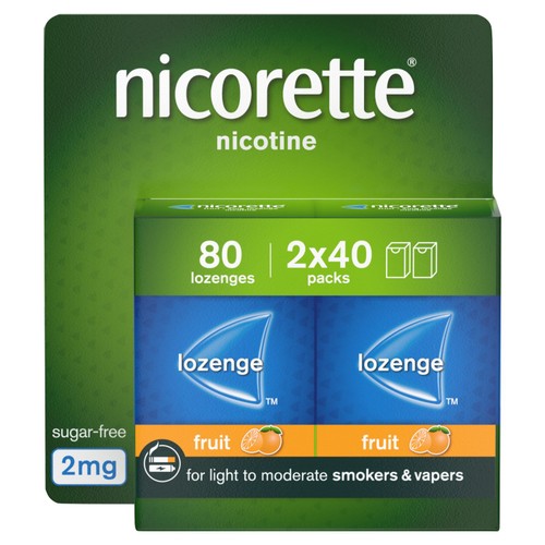 Nicorette Fruit 2mg Nicorette Lozenge 