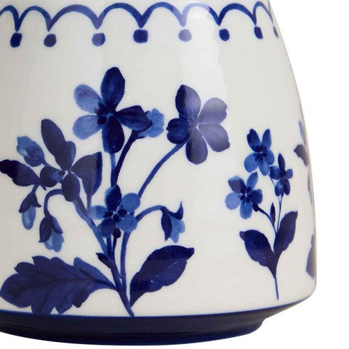 M&S Floral Tapered Mug, Navy