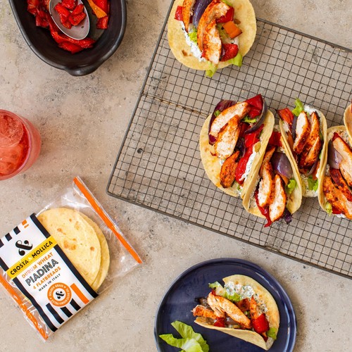 Crosta Mollica Mini Piadina Flatbreads Durum Wheat