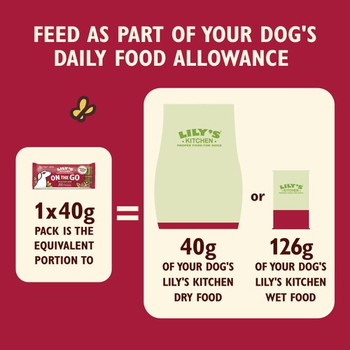 Lily's Kitchen Dog On The Go Bar Beef