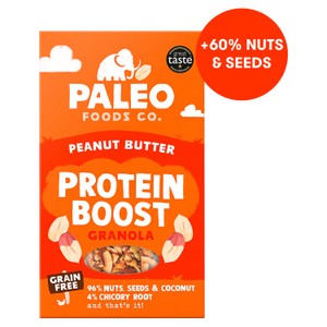 Paleo Foods Co Peanut Butter Protein Boost Grain Free Granola