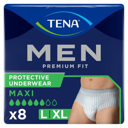 TENA Men Premium Fit Incontinence Pants Large