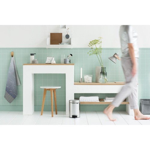 Brabantia Pedal Bin, Brilliant Steel 3L