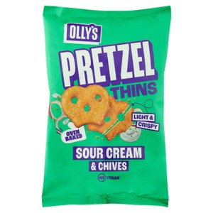 Olly's Pretzel Thins - Sour Cream & Onion
