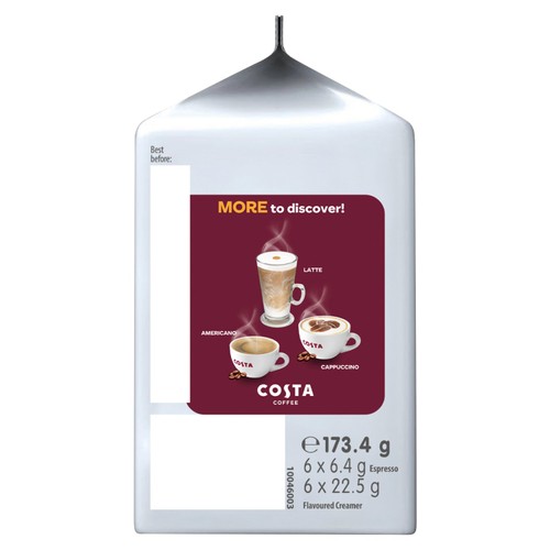 Tassimo Costa Caramel Latte Coffee Pods