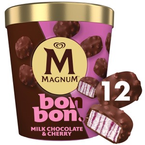Bonbon Cherry & Milk Chocolate Ice Cream Frozen Snack 204ml 12MP