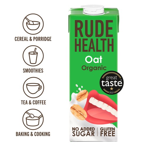Rude Health Organic Oat Drink Longlife