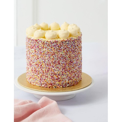 M&S Rainbow Sponge Layer Cake